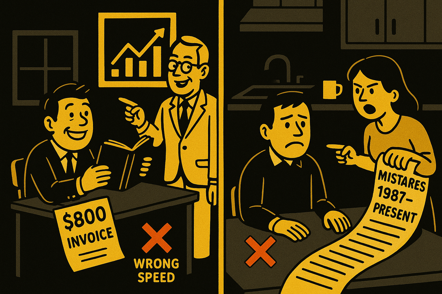 Wife vs Consultant - The True Cost of Being Wrong